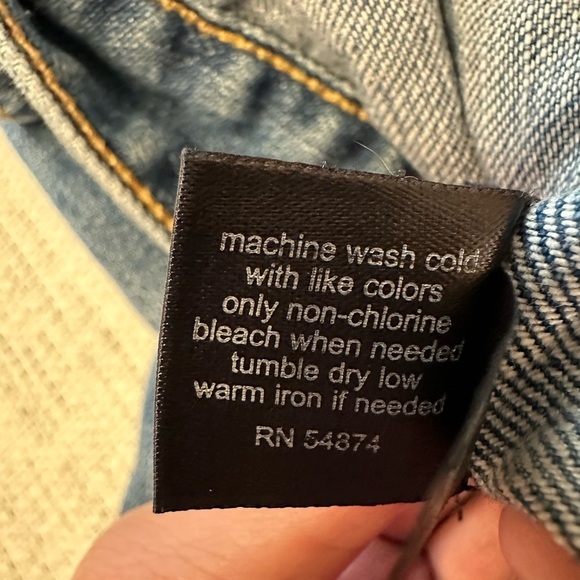 THE LIMITED Blue Denim Vest Size M - Picture 5 of 5